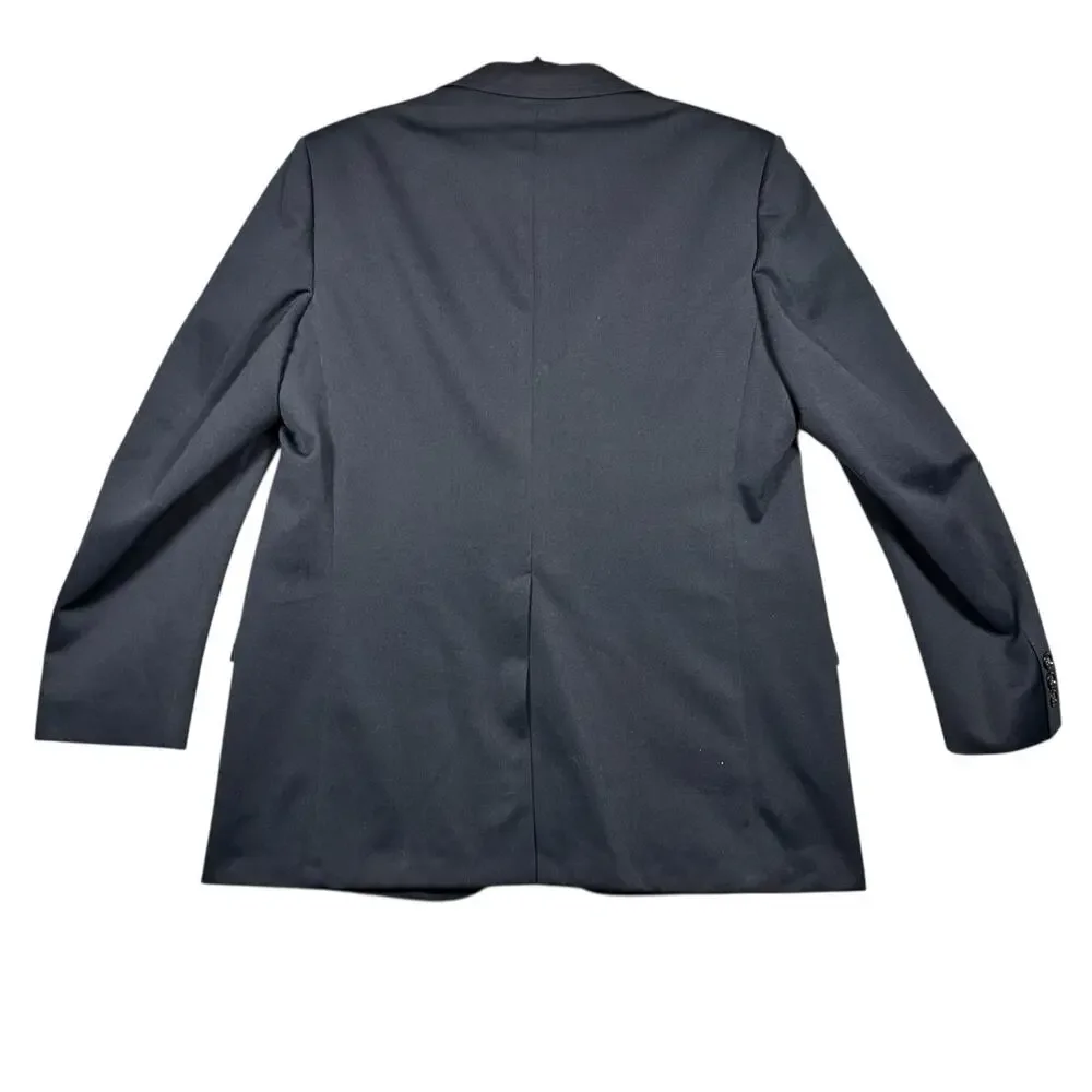Vintage Men's Winston Tailors for Gaede's Navy Blue 2 Button Sport Coat- Size 44